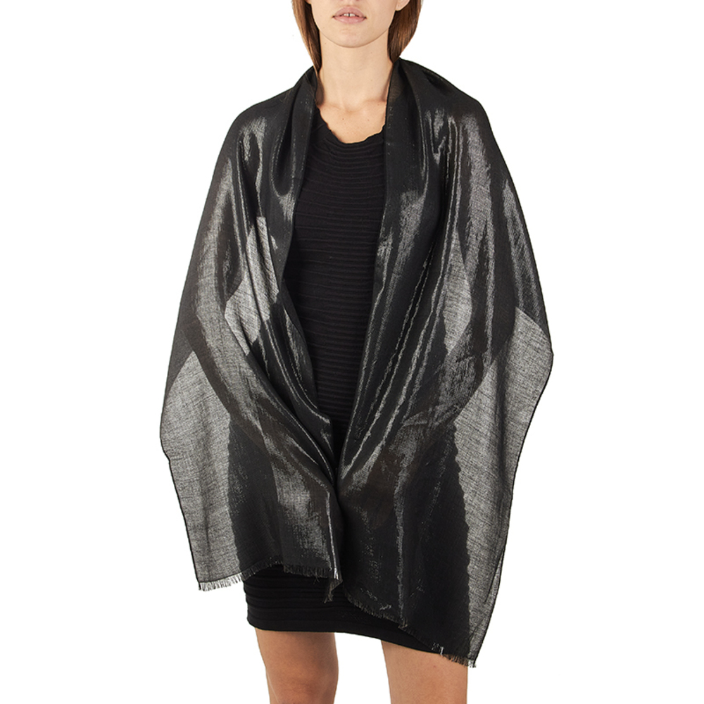 JANE CARR BLACK SCARF | WOMENS SIZE 190X40